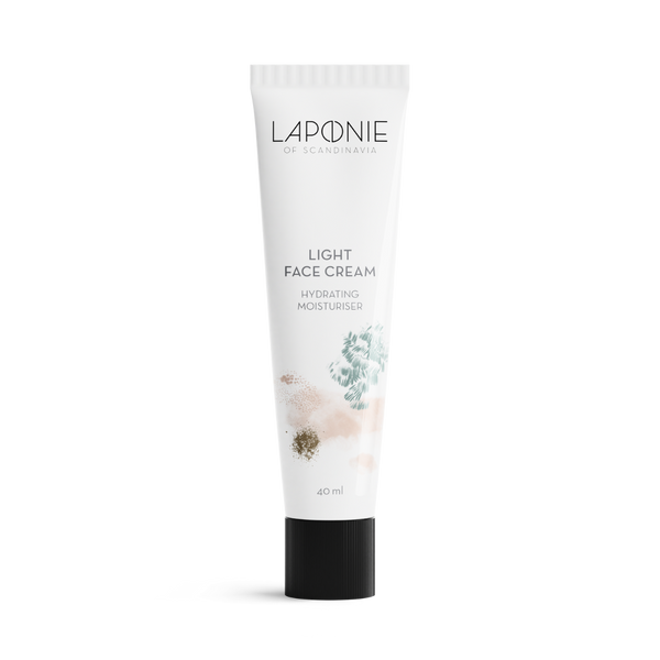 Testeri: Light Face Cream -kasvovoide 5ml. Kevyt, kosteuttava & hoitava geelivoide.
