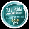 Free From Skincare Awards Achievement Gold 2023