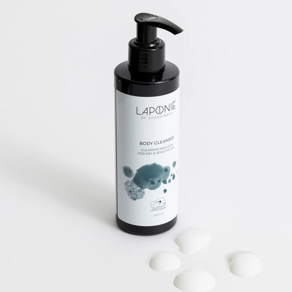 Laponie Body Cleanser with product swatch